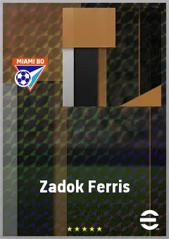 Zadok Ferris eFootball 2026 player card, 61 OVR GK