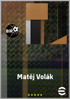 Matěj Volák eFootball 2026 player card, 68 OVR GK