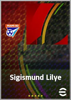 Sigismund Lilye eFootball 2026 player card, 59 OVR LB