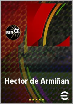 Hector de Armiñan eFootball 2026 player card, 69 OVR CMF
