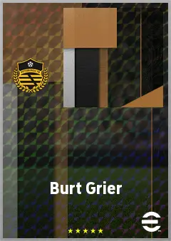 Burt Grier eFootball 2026 player card, 64 OVR RMF