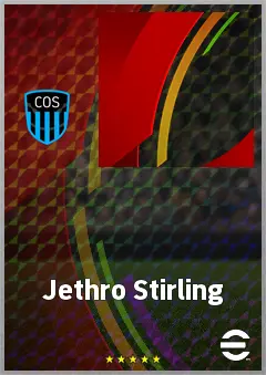 Jethro Stirling eFootball 2026 player card, 60 OVR CMF
