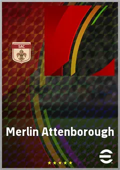Merlin Attenborough eFootball 2026 player card, 61 OVR GK