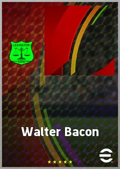 Walter Bacon eFootball 2026 player card, 61 OVR GK