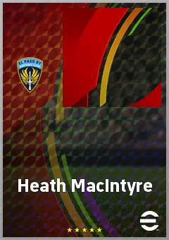 Heath MacIntyre eFootball 2026 player card, 61 OVR GK