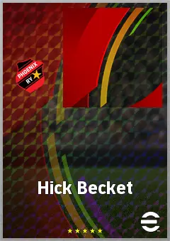 Hick Becket eFootball 2026 player card, 60 OVR RB