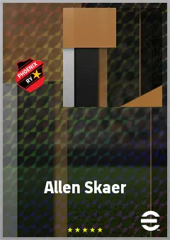 Allen Skaer eFootball 2026 player card, 59 OVR AMF