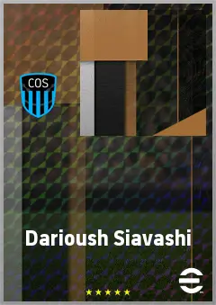 Darioush Siavashi eFootball 2026 player card, 60 OVR CF