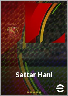 Sattar Hani eFootball 2026 player card, 56 OVR LB