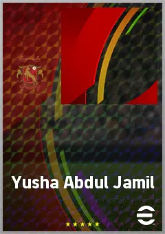 Yusha Abdul Jamil eFootball 2026 player card, 60 OVR GK