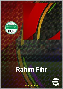 Rahim Fihr eFootball 2026 player card, 60 OVR GK