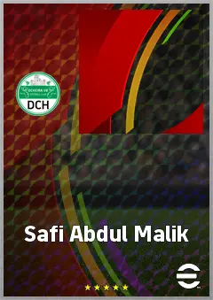 Safi Abdul Malik eFootball 2026 player card, 59 OVR CB
