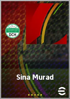 Sina Murad eFootball 2026 player card, 56 OVR DMF