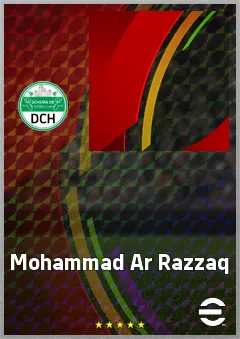 Mohammad Ar Razzaq eFootball 2026 player card, 59 OVR CF