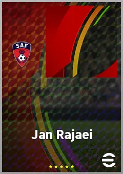Jan Rajaei eFootball 2026 player card, 57 OVR SS