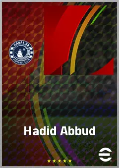 Hadid Abbud eFootball 2026 player card, 59 OVR CB