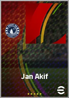 Jan Akif eFootball 2026 player card, 56 OVR LB
