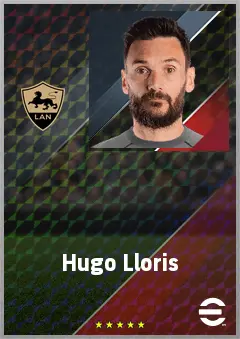 Hugo Lloris eFootball 2026 player card, 76 OVR GK