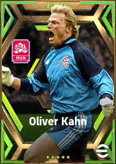 Oliver Kahn eFootball 2026 player card, 86 OVR GK