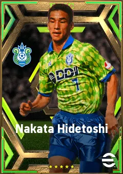 Nakata Hidetoshi eFootball 2026 player card, 78 OVR AMF