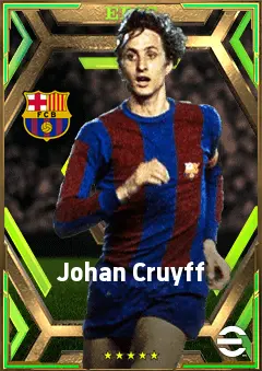 Johan Cruyff eFootball 2026 player card, 88 OVR SS