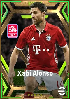 Xabi Alonso eFootball 2026 player card, 82 OVR DMF