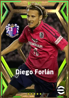 Diego Forlán eFootball 2026 player card, 79 OVR CF