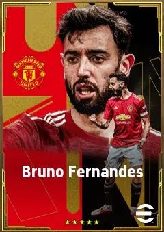 Bruno Fernandes eFootball 2026 player card, 83 OVR AMF