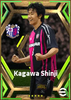 Kagawa Shinji eFootball 2026 player card, 78 OVR AMF