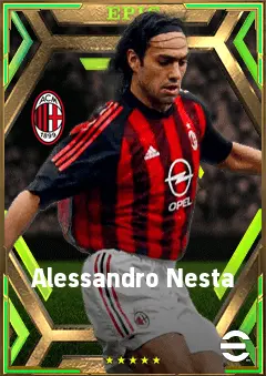 Alessandro Nesta eFootball 2026 player card, 85 OVR CB