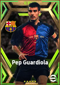 Pep Guardiola eFootball 2026 player card, 81 OVR DMF