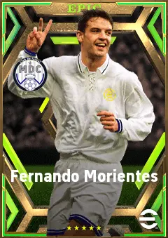 Fernando Morientes eFootball 2026 player card, 81 OVR CF