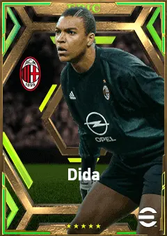 Dida eFootball 2026 player card, 82 OVR GK