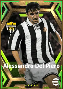 Alessandro Del Piero eFootball 2026 player card, 84 OVR SS