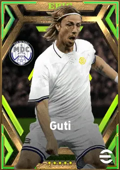 Guti eFootball 2026 player card, 82 OVR CMF