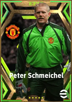 Peter Schmeichel eFootball 2026 player card, 85 OVR GK