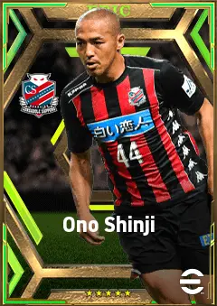 Ono Shinji eFootball 2026 player card, 76 OVR AMF