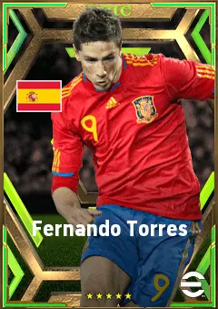 Fernando Torres eFootball 2026 player card, 82 OVR CF