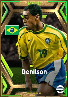Denílson eFootball 2026 player card, 78 OVR LWF