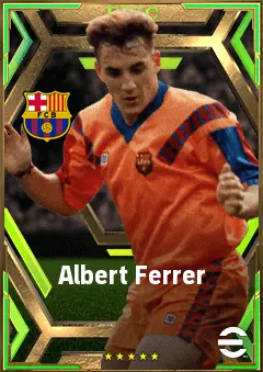 Albert Ferrer eFootball 2026 player card, 80 OVR RB