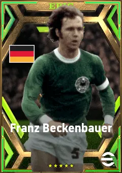 Franz Beckenbauer eFootball 2026 player card, 86 OVR CB