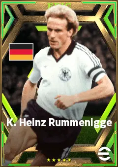 K. Heinz Rummenigge eFootball 2026 player card, 85 OVR SS