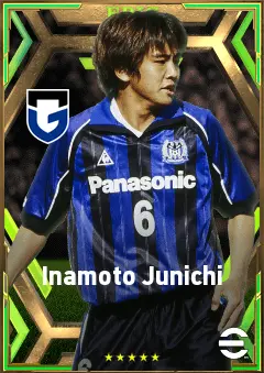 Inamoto Junichi eFootball 2026 player card, 79 OVR DMF