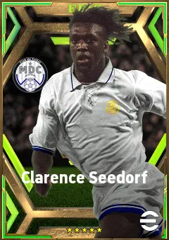 Clarence Seedorf eFootball 2026 player card, 83 OVR CMF