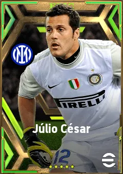 Júlio César eFootball 2026 player card, 83 OVR GK