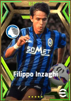 Filippo Inzaghi eFootball 2026 player card, 81 OVR CF