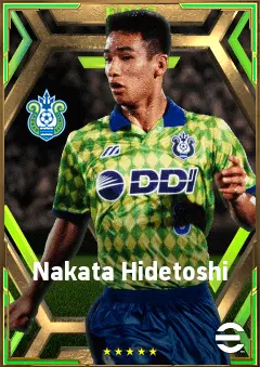 Nakata Hidetoshi eFootball 2026 player card, 81 OVR AMF