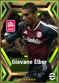 Giovane Élber eFootball 2026 player card, 81 OVR CF