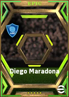 Diego Maradona eFootball 2026 player card, 85 OVR SS