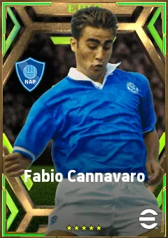 Fabio Cannavaro eFootball 2026 player card, 81 OVR CB